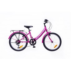 20"detský bicykel Cindy City 6-rýchlostný  mestská výbava